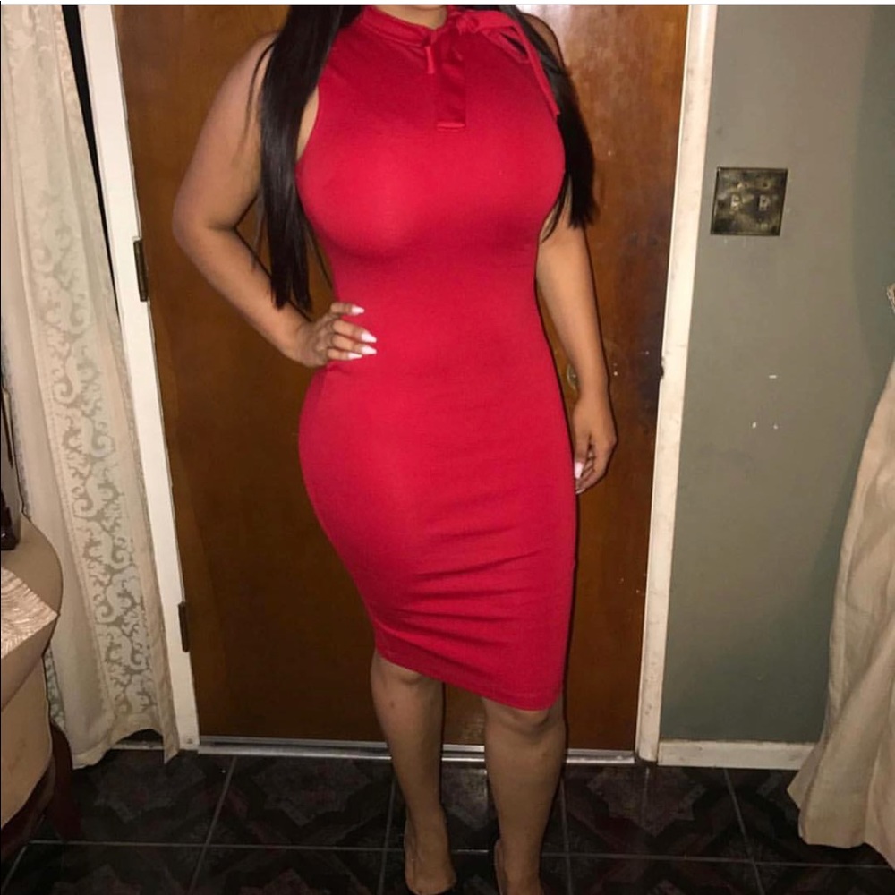 Red dress